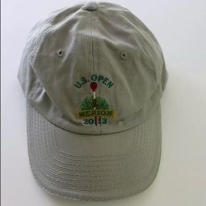 2013 US Open Merion Khaki Strap Back Baseball Cap CLEAN